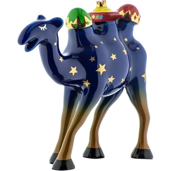 Figurindesign - ALESSI - Trino AGJ01 - Handdekorerad Porslin - Flerfärgad - 11 cm