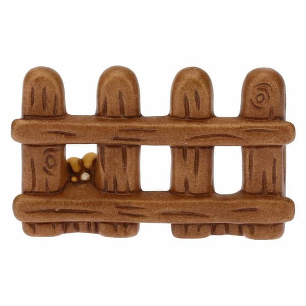 Thun Christmas spjälsäng - Set med 2 bifogade delar - Klassisk spjälsäng - keramik - 8 x 1,5 x 5 cm h Ca.