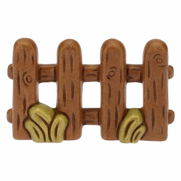 Thun Christmas spjälsäng - Set med 2 bifogade delar - Klassisk spjälsäng - keramik - 8 x 1,5 x 5 cm h Ca.