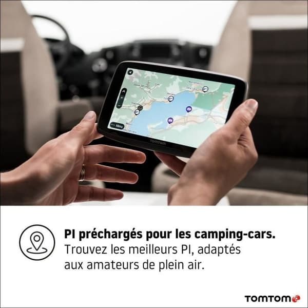 TOM TOM GO Camper Tour - Husbil och husvagn GPS - Skärm 6 - Kartläggning av Europa