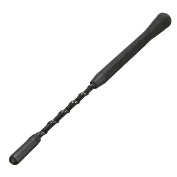 9" Bilradio Stereo Aerial Bee Sting Mast Antenne Sort + 2 skruer udskiftning