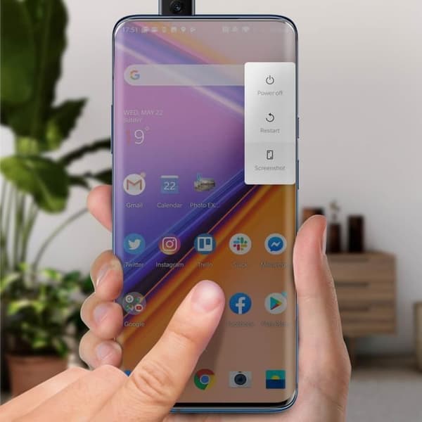 Skyddande film - Oneplus - 7 Pro - Härdat glas 9H - Stötbeständig - Transparent 0.3mm