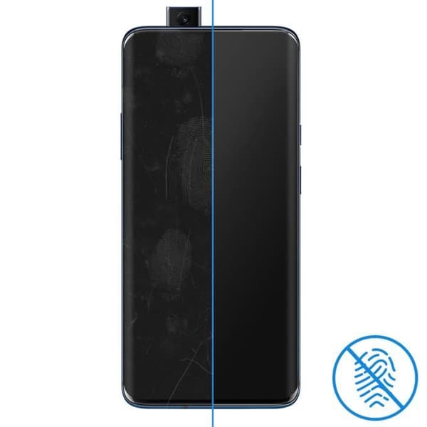 Skyddande film - Oneplus - 7 Pro - Härdat glas 9H - Stötbeständig - Transparent 0.3mm