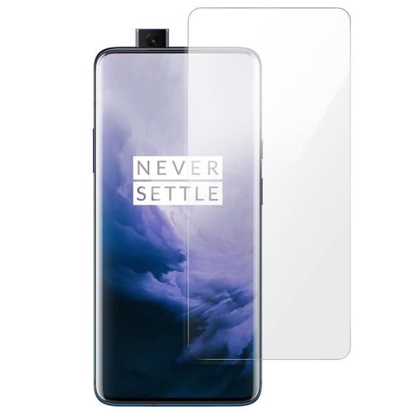 Skyddande film - Oneplus - 7 Pro - Härdat glas 9H - Stötbeständig - Transparent 0.3mm