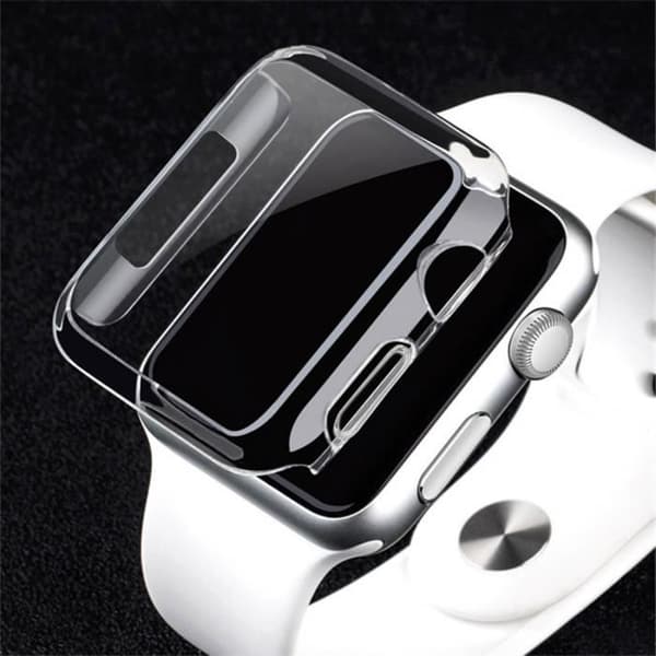 AVIZAR Apple Watch 44 mm skärmskyddsfodral - Transparent anti-repa silikon