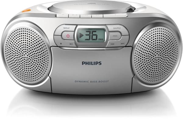 Philips AZ127 - Radio/CD-soitin - Harmaa