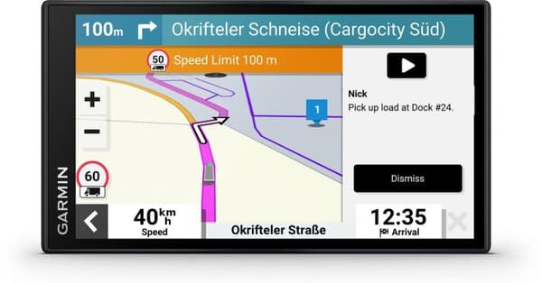 Garmin Dezl LGV610 - Kuorma-autonavigointi - Kuorma-autojen erityisreitit reaaliaikaisella liikenteellä - 6 tuumaa