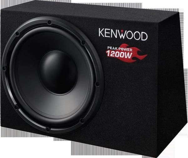 Kenwood KSC-W1200B - Subwoofer i kabinet med basport