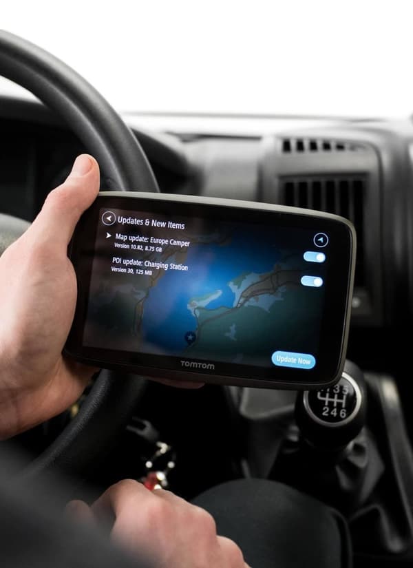 TomTom GO Camper Tour - Navigation - 6 tommer - 6 måneders flashopdatering