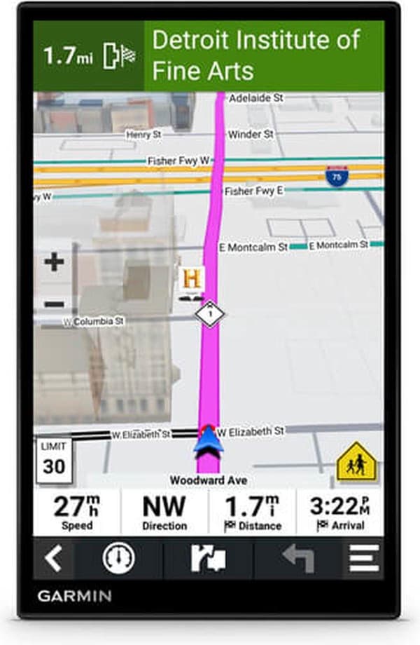 Garmin DriveSmart 86 navigator Fast 20,3 cm (8") TFT Touchscreen 295,2 g Sort