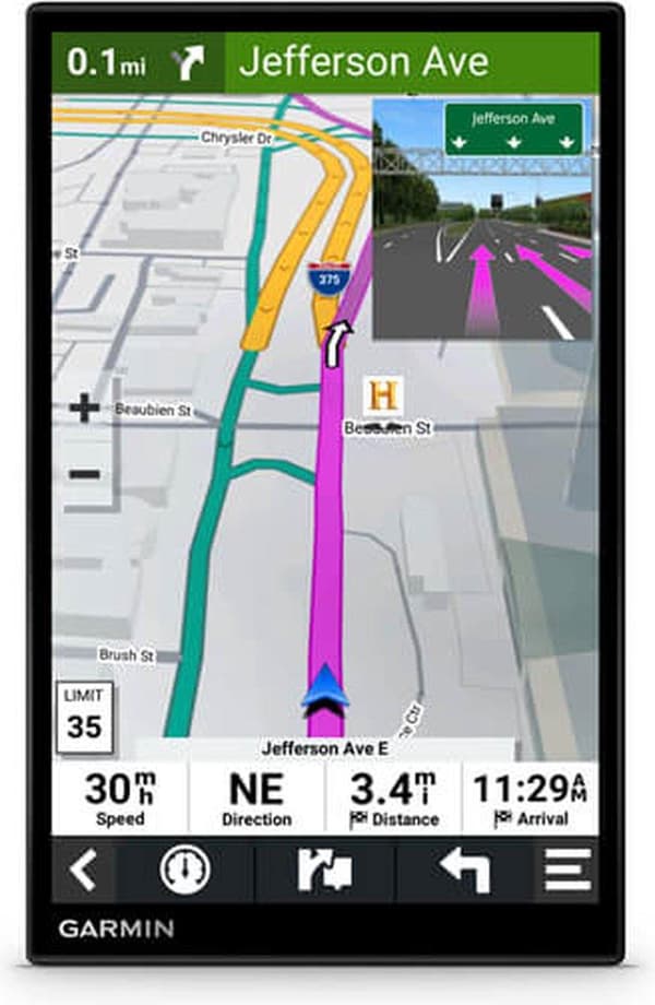 Garmin DriveSmart 86 navigator Fast 20,3 cm (8") TFT Touchscreen 295,2 g Sort
