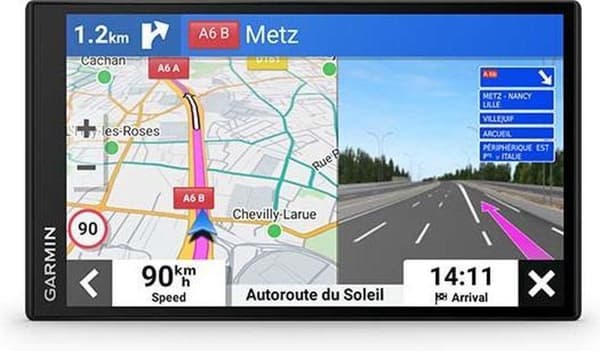 Garmin DriveSmart 76 - Navigationssystem Bil - Trafikinformation via Digital DAB + Signal Sort