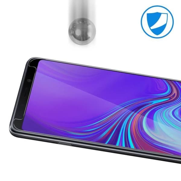 Film för Samsung Galaxy A9 2018 Skärmskydd i härdat glas 9H 0,3 mm Transparent