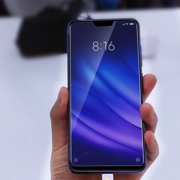 Skyddsglas - Xiaomi - Mi 8 Lite - Härdat glas 9H - Transparent Vit - 0.33 mm