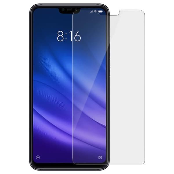 Skyddsglas - Xiaomi - Mi 8 Lite - Härdat glas 9H - Transparent Vit - 0.33 mm
