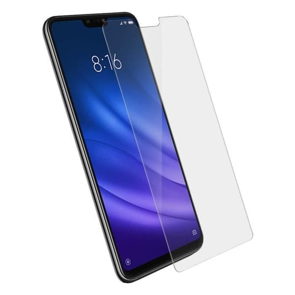 Skyddsglas - Xiaomi - Mi 8 Lite - Härdat glas 9H - Transparent Vit - 0.33 mm
