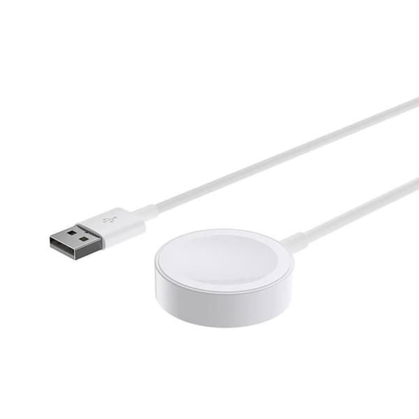 Laddarkabel för Apple Watch Effektiv och säker laddningslängd 1m Vit