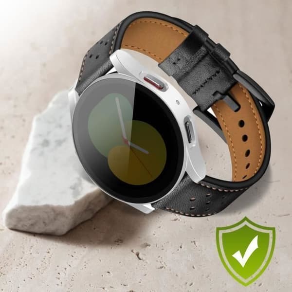 Fullt skydd härdat glas för Samsung Galaxy Watch 5, 44 mm silver