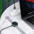 Miniatyrbild 3 av 4: Trådlös laddare för Galaxy Watch 5 och 5 Pro - AVIZAR - USB Typ - Svart