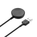 Miniatyrbild 2 av 4: Trådlös laddare för Galaxy Watch 5 och 5 Pro - AVIZAR - USB Typ - Svart