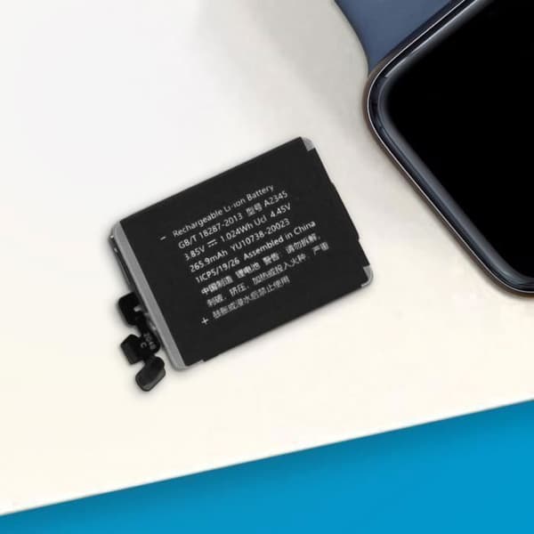 Internt batteri för Apple Watch Series 6 (40 mm) - Kapacitet 265mAh - Kompatibel - Svart