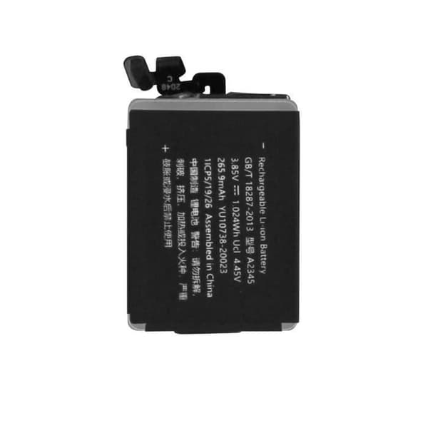 Internt batteri för Apple Watch Series 6 (40 mm) - Kapacitet 265mAh - Kompatibel - Svart
