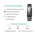 Miniatyrbild 2 av 4: Ansluten Klocka Stegräknare Smartklocka Ansluten Armband Färgskärm Vattentät IP68 Kvinna Man Barn Sport Konditionsträning Fitness Tracker