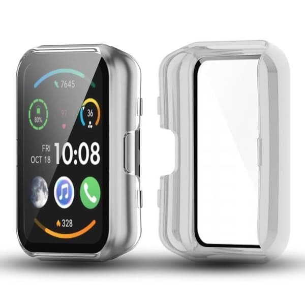 Fullt skydd härdat glas AVIZAR - Huawei Watch Fit 2 / Fit 2 Active - Vit - 2 års garanti