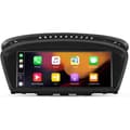 Miniatyrbild 1 av 4: AWESAFE Android 11 bilradio 4GB+64GB för BMW 5-serie E60 E61 E63 E64 CCC-system, 3-serie E90 E91 E92, 8,8'', Carplay/Android Auto