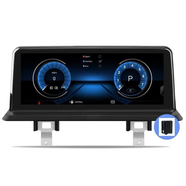 AWESAFE Android 11 4GB+64GB bilradio för BMW 1-serie, E81 E82 E87 E88 original utan skärm med 10,25 tums pekskärm