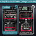 Miniatyrbild 2 av 4: AWESAFE Android 11 4GB+64GB bilradio för Audi Q5 2009-2016, 10,25 tum, WiFi/CarPlay/Android Auto Non-MMI
