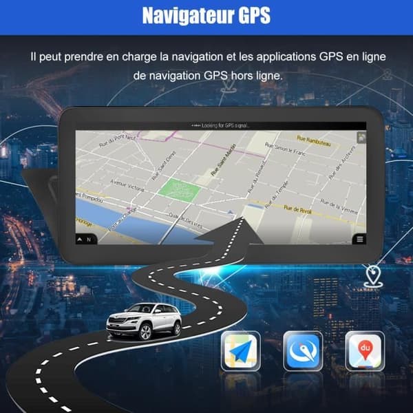 AWESAFE Android 11 4GB+64GB bilradio för Audi A4 A5 med 10,25 tum, trådlös Carplay/Android Auto/WIFI icke-MMI