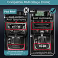 Miniatyrbild 2 av 4: AWESAFE Android 11 4GB+64GB bilradio för Audi Q5 med 10,25 tum, Carplay/Android Auto/WIFI[2013-2016] med MMI