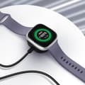 Miniatyrbild 4 av 4: AVIZAR magnetladdare för Fitbit Versa 4, Versa 3, Sense 2 och Sense - 1m Svart