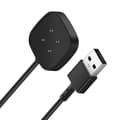 Miniatyrbild 1 av 4: AVIZAR magnetladdare för Fitbit Versa 4, Versa 3, Sense 2 och Sense - 1m Svart