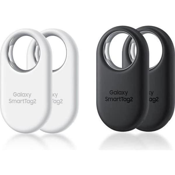 Samsung mobiltelefontillbehör Paket med 4 Galaxy SmartTag2 svart och vitt
