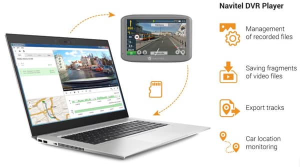 Camera Auto DVR cu Navigatie GPS NAVITEL RE 5 DUAL, 5-inch TFT "RE5 DUAL" (timbru verde 1.2 lei)