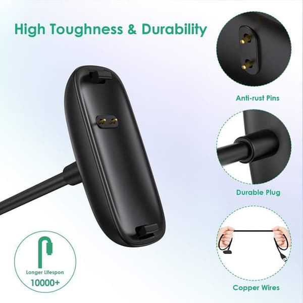 Laddare för Fitbit Inspire 2 Ace 3 USB Laddstation Kompatibel med Fitbit Ace 3 Fitbit Inspire 2