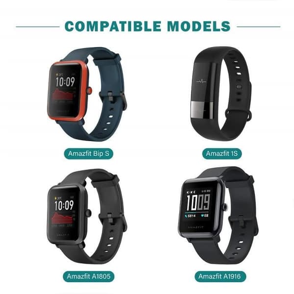 Laddare för Xiaomi Huami Amazfit Bip S 1S A1805 A1916 Smartwatch USB-kabel för Huami Amazfit Bip S/1S/A1805/A1916