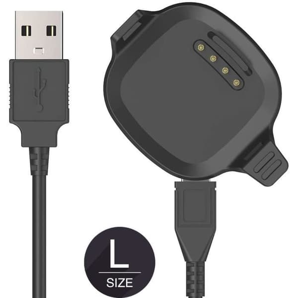 Laddare till Garmin Forerunner 10.15 Grand - EURO MEGA - USB-strömförsörjning av hög kvalitet