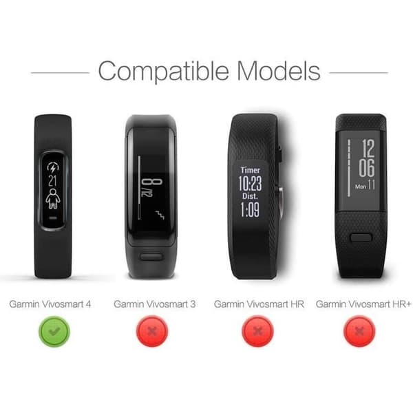 Laddare till Garmin Vivosmart 4 - EURO MEGA - Laddstation och datakabel