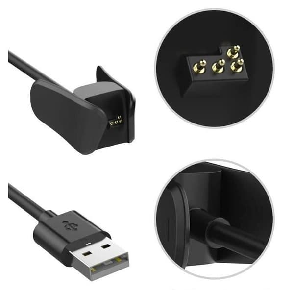 Laddare till Garmin Vivosmart 4 - EURO MEGA - Laddstation och datakabel