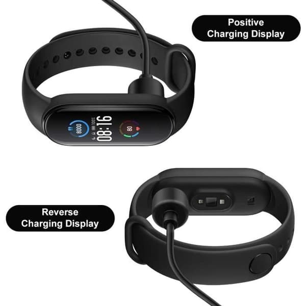 Laddare för Amazfit Band 5 Xiaomi Mi Band 5 Mi Band 6 USB-adapterkabel för Mi Band 6 Band 5