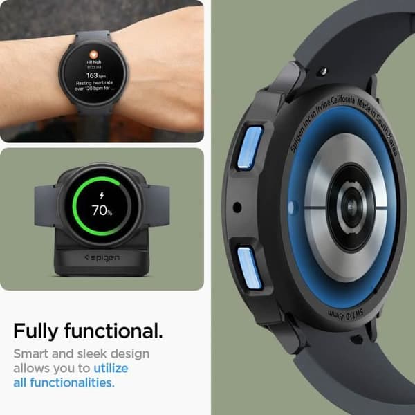 Liquid Air™ Pro Fodral Samsung Galaxy Watch 6 40 mm Matte Black Spigen