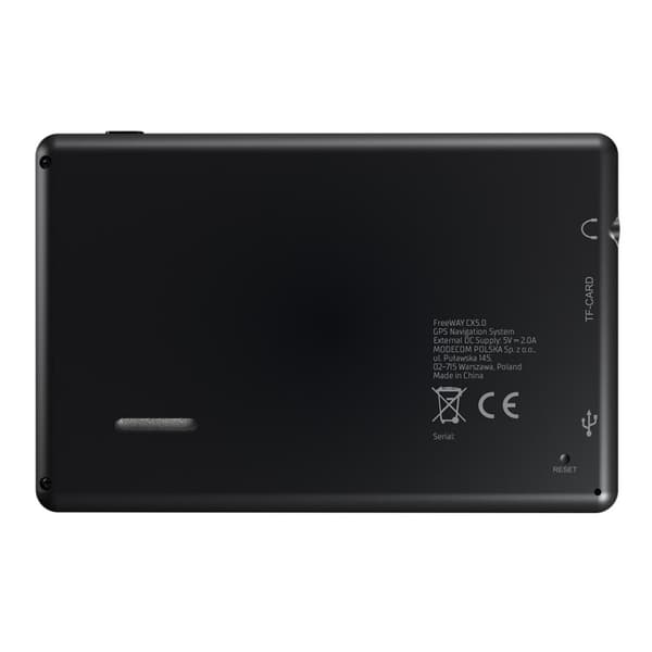 MODECOM FreeWAY CX 5.0 CAR NAVIGATION + MapFactor-kort over Europa