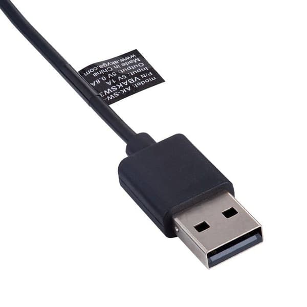 Magnetisk laddningskabel för Akyga ansluten klocka - AK-SW-39 - USB CARGA TICWATCH Pro 3 GPS / E3 kabel 1M