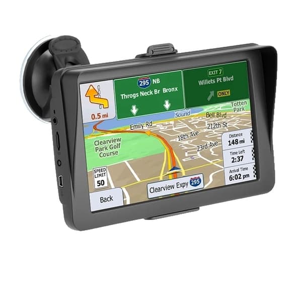 GPS Navigation, 7 tommer skærm, Seneste Europakort, 704BT med 12LED 704F