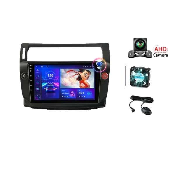 Carplay, Android 12, monimediasoitin, T3L-MIC-Fan-Kamera S18-MIC-Fan-Camera