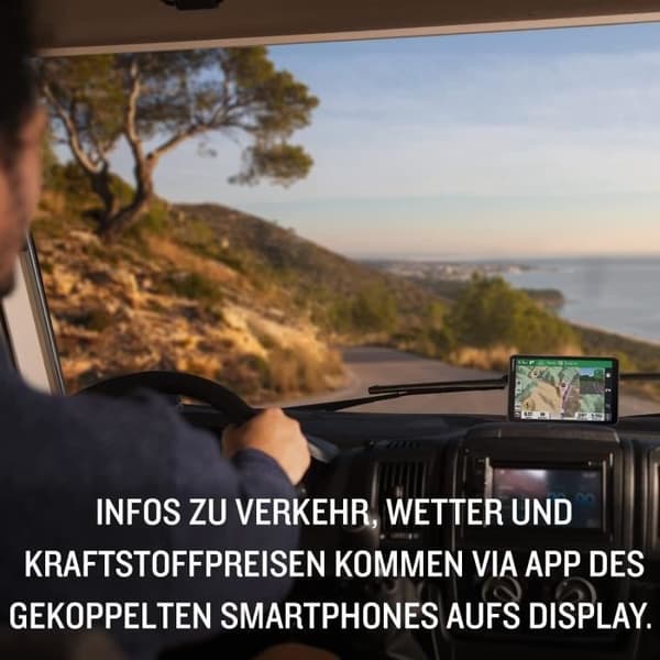 GPS för husbilar Camper 795 - GARMIN - 7" - trafikinformation i realtid