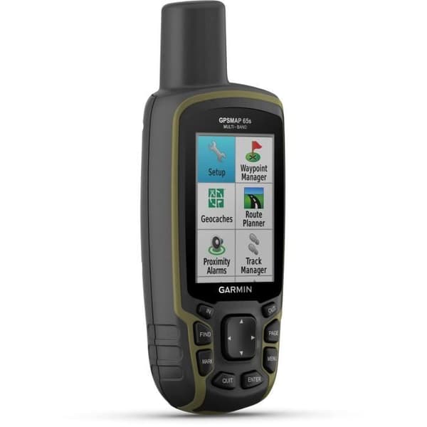 GARMIN - GPS för fotgängare - GPSMAP 65s - Multi-Band